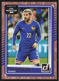 Theo Hernandez, Card, 2026 Panini Donruss Road to FIFA World Cup, Bronze