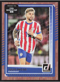Julio Enciso, Card, 2026 Panini Donruss Road to FIFA World Cup, Bronze