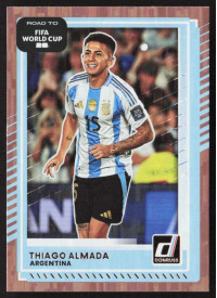 Thiago Almada, Card, 2026 Panini Donruss Road to FIFA World Cup, Bronze