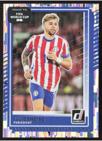 Julio Enciso, Card, 2026 Panini Donruss Road to FIFA World Cup, Silver