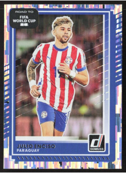 Julio Enciso, Card, 2026 Panini Donruss Road to FIFA World Cup, Silver