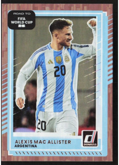 Alexis Mac Allister, Card, 2026 Panini Donruss Road to FIFA World Cup, Bronze
