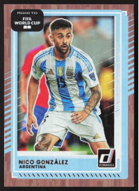 Nico Gonzalez, Card, 2026 Panini Donruss Road to FIFA World Cup, Bronze