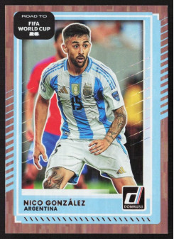 Nico Gonzalez, Card, 2026 Panini Donruss Road to FIFA World Cup, Bronze