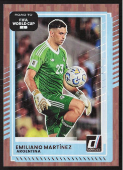 Emiliano Martinez, Kartička, 2026 Panini Donruss Road to FIFA World Cup, Bronze