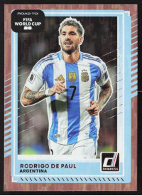 Rodrigo de Paul, Card, 2026 Panini Donruss Road to FIFA World Cup, Bronze