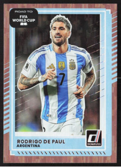 Rodrigo de Paul, Card, 2026 Panini Donruss Road to FIFA World Cup, Bronze