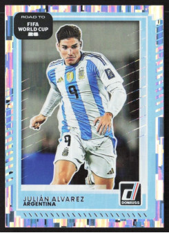 Julian Alvarez, Card, 2026 Panini Donruss Road to FIFA World Cup, Silver