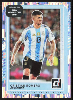 Cristian Romero, Card, 2026 Panini Donruss Road to FIFA World Cup, Silver