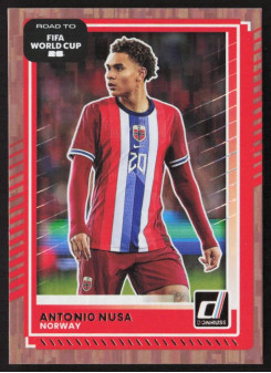 Antonio Nusa, Card, 2026 Panini Donruss Road to FIFA World Cup, Bronze