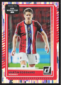 Martin Odegaard, Card, 2026 Panini Donruss Road to FIFA World Cup, Silver