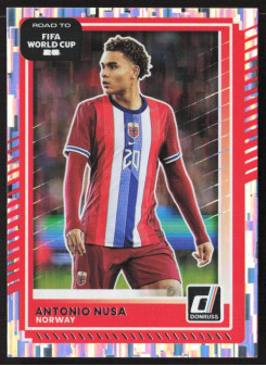 Antonio Nusa, Card, 2026 Panini Donruss Road to FIFA World Cup, Silver