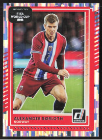 Alexander Sorloth, Card, 2026 Panini Donruss Road to FIFA World Cup, Silver