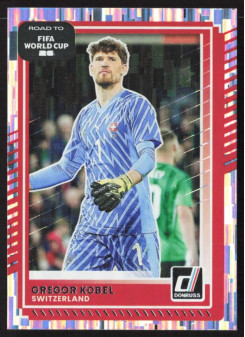 Gregor Kobel, Card, 2026 Panini Donruss Road to FIFA World Cup, Silver