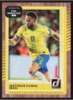 Matheus Cunha, Kartička, 2026 Panini Donruss Road to FIFA World Cup, Bronze