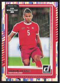 Manuel Akanji, Card, 2026 Panini Donruss Road to FIFA World Cup, Silver