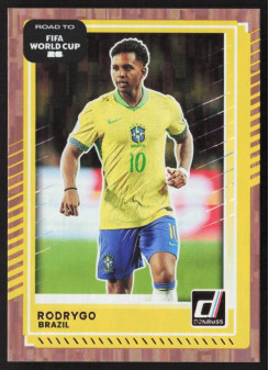 Rodrygo, Card, 2026 Panini Donruss Road to FIFA World Cup, Bronze