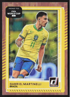 Gabriel Martinelli, Card, 2026 Panini Donruss Road to FIFA World Cup, Bronze