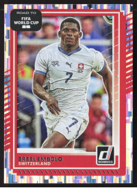 Breel Embolo, Card, 2026 Panini Donruss Road to FIFA World Cup, Silver