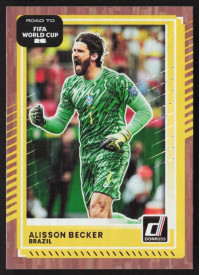 Alisson Becker, Card, 2026 Panini Donruss Road to FIFA World Cup, Bronze