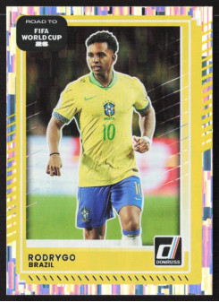 Rodrygo, Card, 2026 Panini Donruss Road to FIFA World Cup, Silver