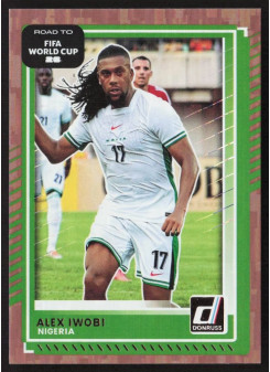 Alex Iwobi, Card, 2026 Panini Donruss Road to FIFA World Cup, Bronze