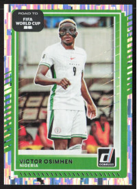 Victor Osimhen, Card, 2026 Panini Donruss Road to FIFA World Cup, Silver