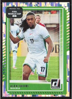 Alex Iwobi, Card, 2026 Panini Donruss Road to FIFA World Cup, Silver