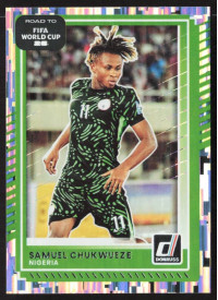 Samuel Chukwueze, Kartička, 2026 Panini Donruss Road to FIFA World Cup, Silver