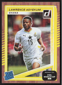 Lawrence Agyekum, Card, 2026 Panini Donruss Road to FIFA World Cup, Bronze