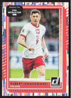 Robert Lewandowski, Kartička, 2026 Panini Donruss Road to FIFA World Cup, Silver