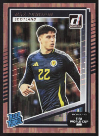 Max Johnston, Card, 2026 Panini Donruss Road to FIFA World Cup, Bronze