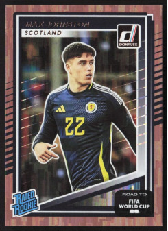 Max Johnston, Card, 2026 Panini Donruss Road to FIFA World Cup, Bronze