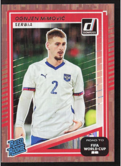 Ognjen Mimovic, Kartička, 2026 Panini Donruss Road to FIFA World Cup, Bronze
