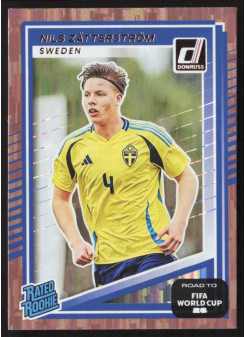 Nils Zatterstrom, Kartička, 2026 Panini Donruss Road to FIFA World Cup, Bronze