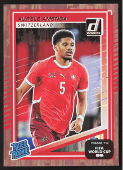 Aurele Amenda, Card, 2026 Panini Donruss Road to FIFA World Cup, Bronze