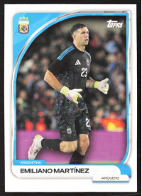 Emiliano Martínez, Kartička, 2026 Topps Argentina Collector Tin, BASE