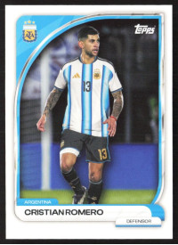 Cristian Romero, Kartička, 2026 Topps Argentina Collector Tin, BASE