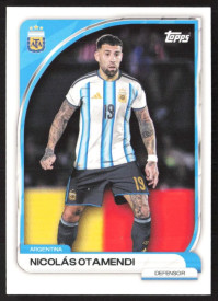 Nicolás Otamendi, Kartička, 2026 Topps Argentina Collector Tin, BASE