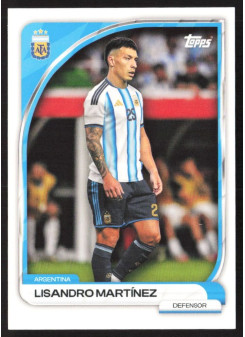 Lisandro Martínez, Kartička, 2026 Topps Argentina Collector Tin, BASE