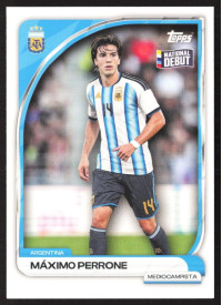 Máximo Perrone, Kartička, 2026 Topps Argentina Collector Tin, BASE