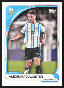 Alexis Mac Allister, Kartička, 2026 Topps Argentina Collector Tin, BASE