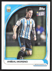 Aníbal Moreno, Kartička, 2026 Topps Argentina Collector Tin, BASE