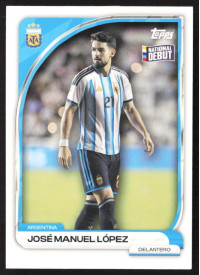 José Manuel López, Kartička, 2026 Topps Argentina Collector Tin, BASE
