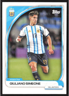 Giuliano Simeone, Kartička, 2026 Topps Argentina Collector Tin, BASE
