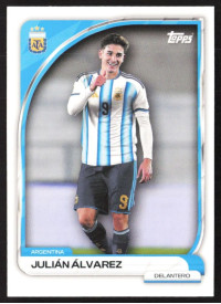 Julián Álvarez, Kartička, 2026 Topps Argentina Collector Tin, BASE
