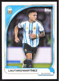Lautaro Martínez, Kartička, 2026 Topps Argentina Collector Tin, BASE