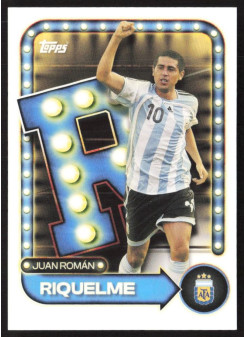Juan Román Riquelme, Kartička, 2026 Topps Argentina Collector Tin, INSERT