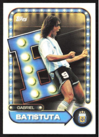 Gabriel Batistuta, Kartička, 2026 Topps Argentina Collector Tin, INSERT