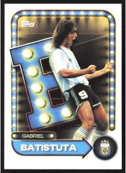 Gabriel Batistuta, Kartička, 2026 Topps Argentina Collector Tin, INSERT